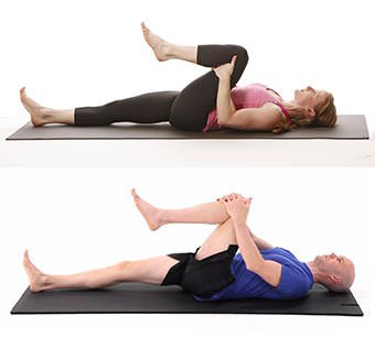 lower back pain-one knee to chest