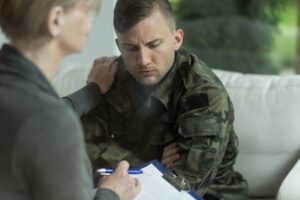 Army Vet getting therapy